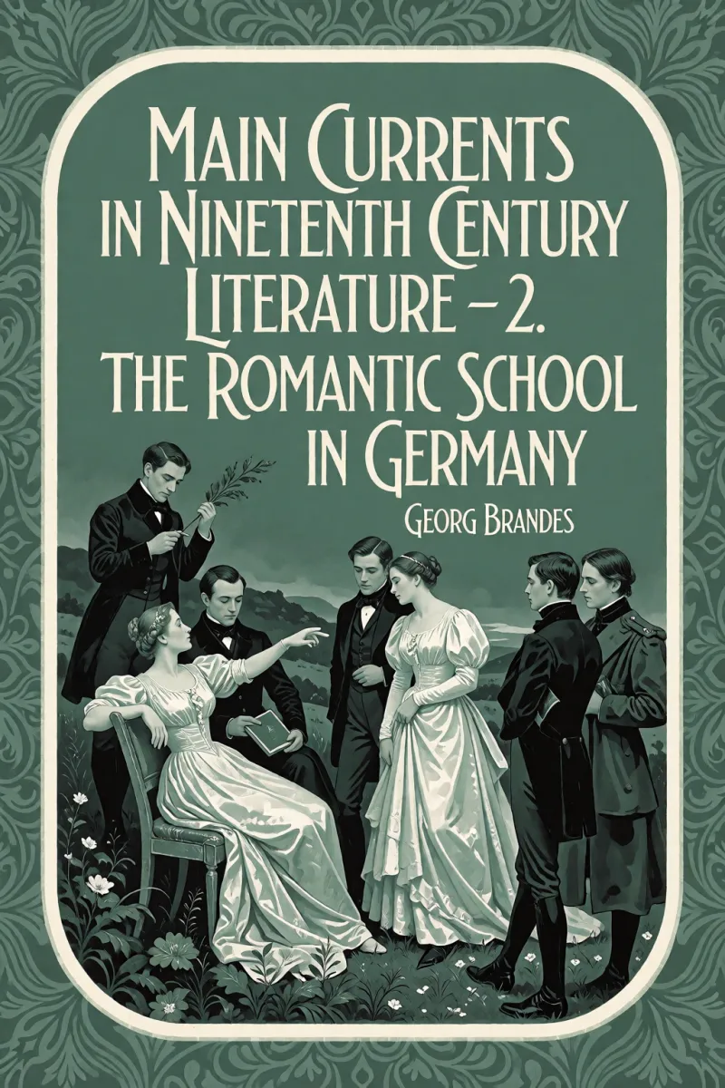 Cover of Main Currents in Nineteenth Century Literature - 2. The Romantic School in Germany by Georg Brandes