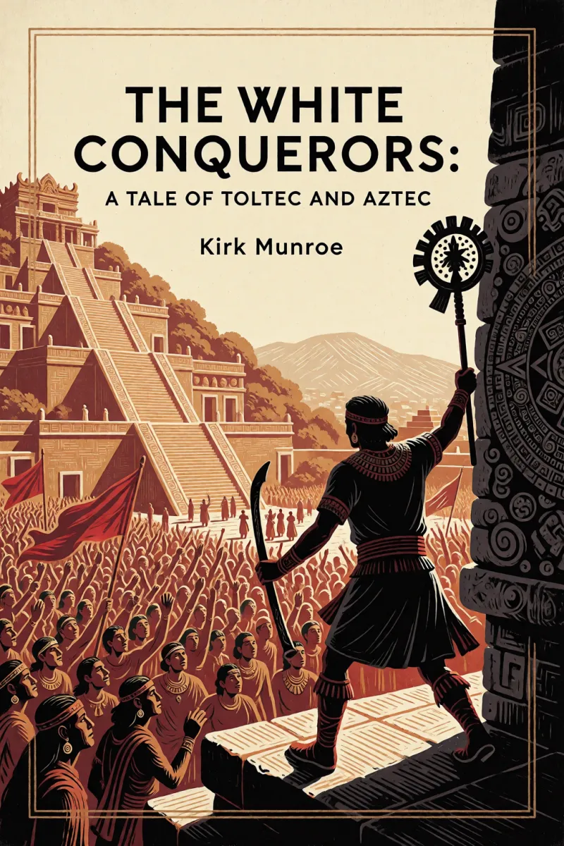 Cover of The White Conquerors: A Tale of Toltec and Aztec by Kirk Munroe