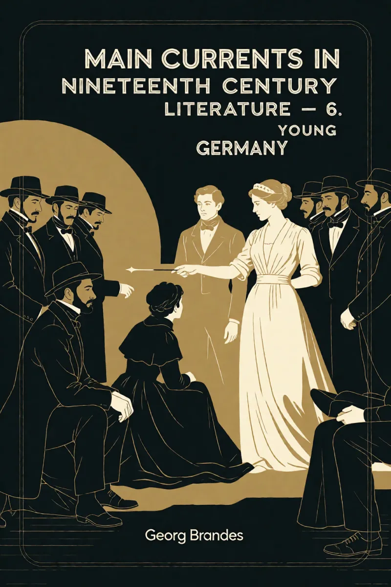 Cover of Main Currents in Nineteenth Century Literature - 6. Young Germany by Georg Brandes