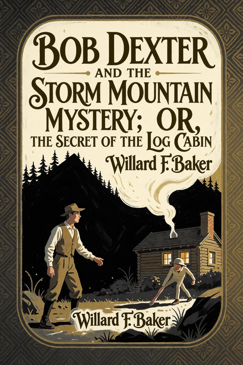 Cover of Bob Dexter and the Storm Mountain Mystery; or, The Secret of the Log Cabin by Willard F. Baker