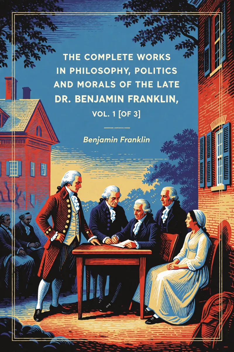 Cover of The Complete Works in Philosophy, Politics and Morals of the late Dr. Benjamin Franklin, Vol. 1 [of 3] by Benjamin Franklin