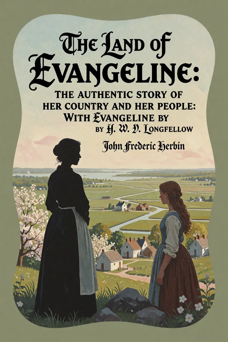 Cover of The Land of Evangeline: The Authentic Story of Her Country and Her People: With Evangeline by H. W. Longfellow by John Frederic Herbin