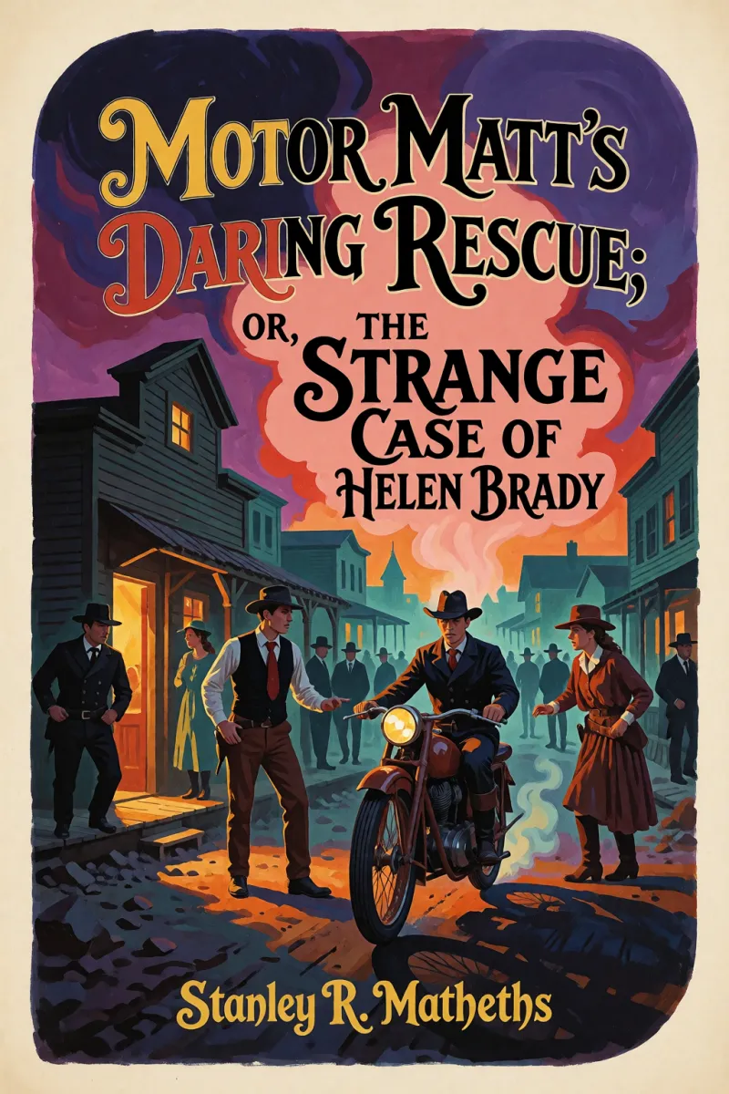 Cover of Motor Matt's Daring Rescue; or, The Strange Case of Helen Brady by Stanley R. Matthews