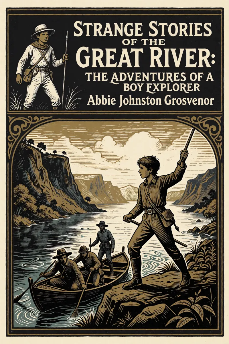 Cover of Strange Stories of the Great River: The Adventures of a Boy Explorer by Abbie Johnston Grosvenor
