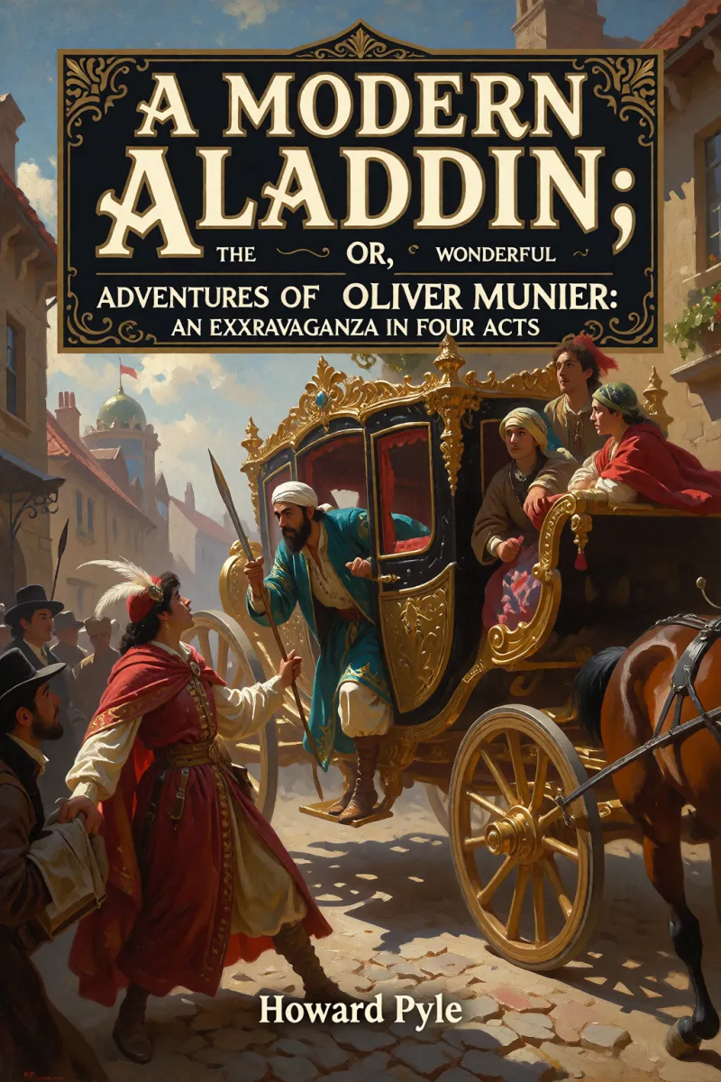 Cover of A Modern Aladdin; or, The Wonderful Adventures of Oliver Munier: An Extravaganza in Four Acts by Howard Pyle