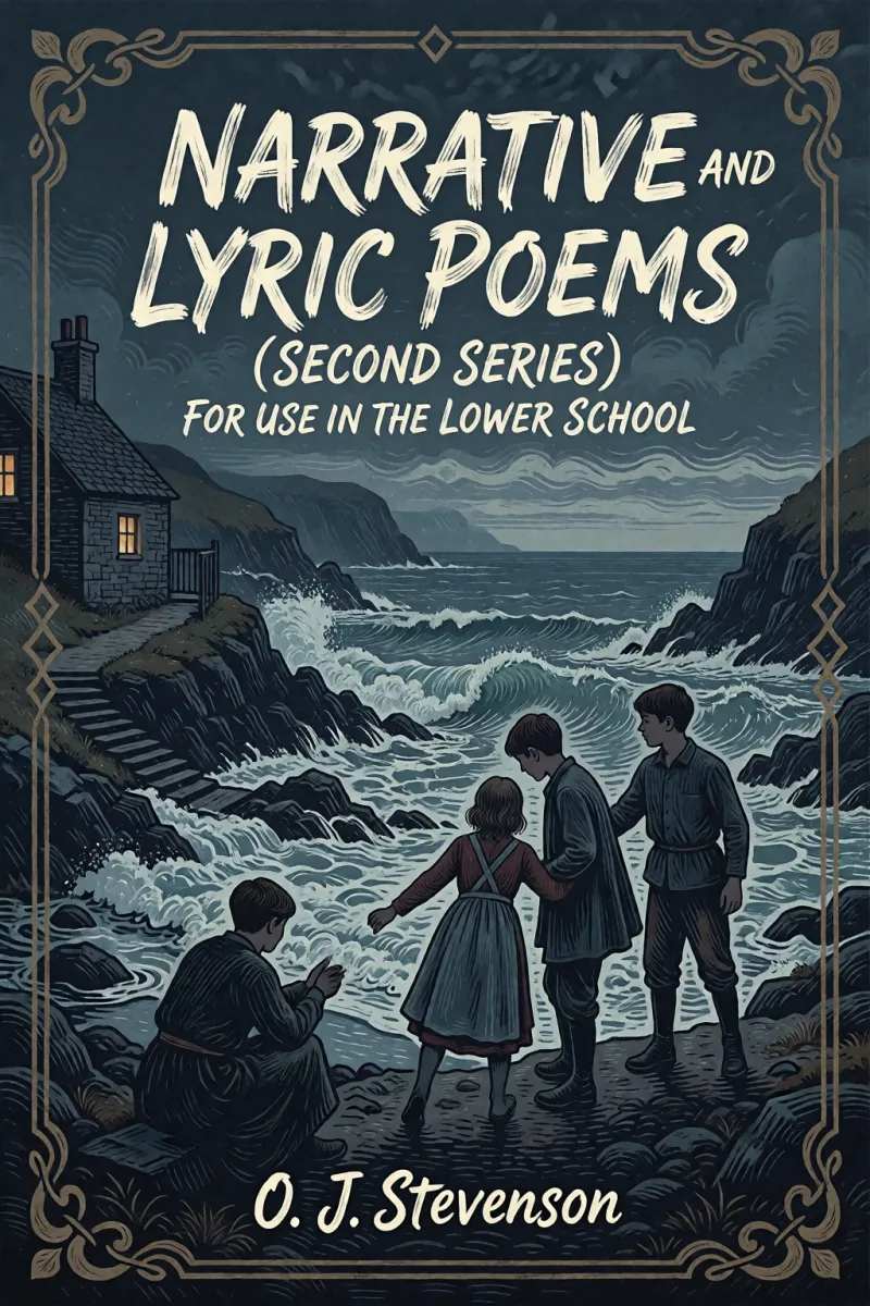 Cover of Narrative and Lyric Poems (Second Series) for Use in the Lower School by O. J. Stevenson