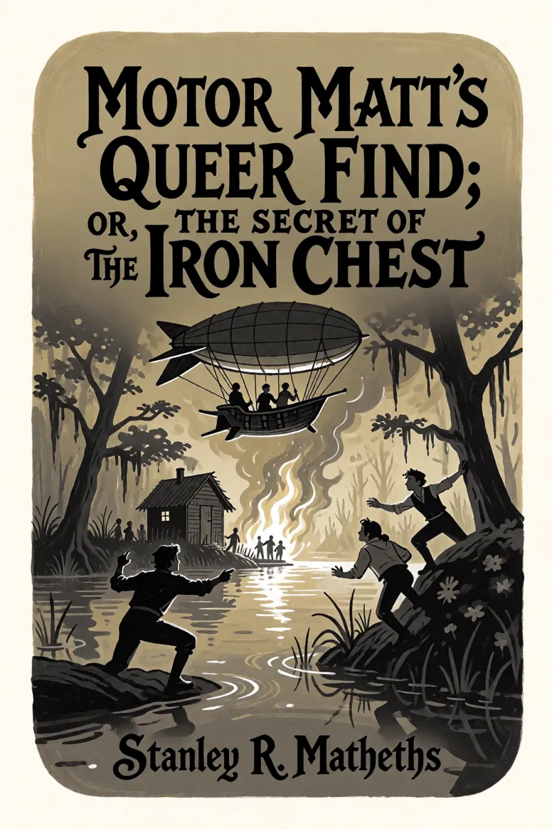 Cover of Motor Matt's Queer Find; or, The Secret of the Iron Chest by Stanley R. Matthews