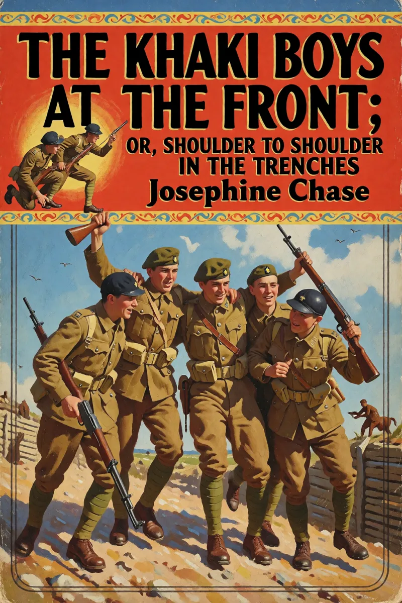 Cover of The Khaki Boys at the Front; or, Shoulder to Shoulder in the Trenches by Josephine Chase