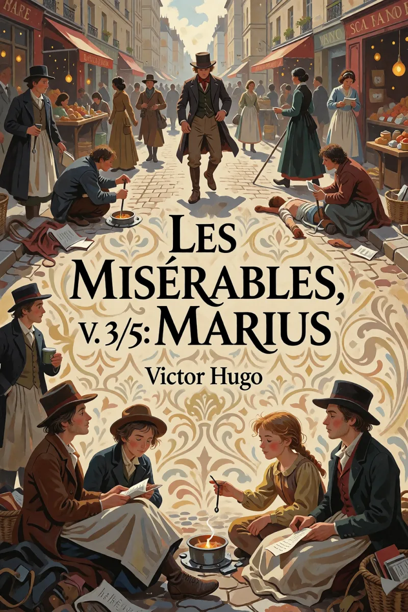 Cover of Les Misérables, v. 3/5: Marius by Victor Hugo