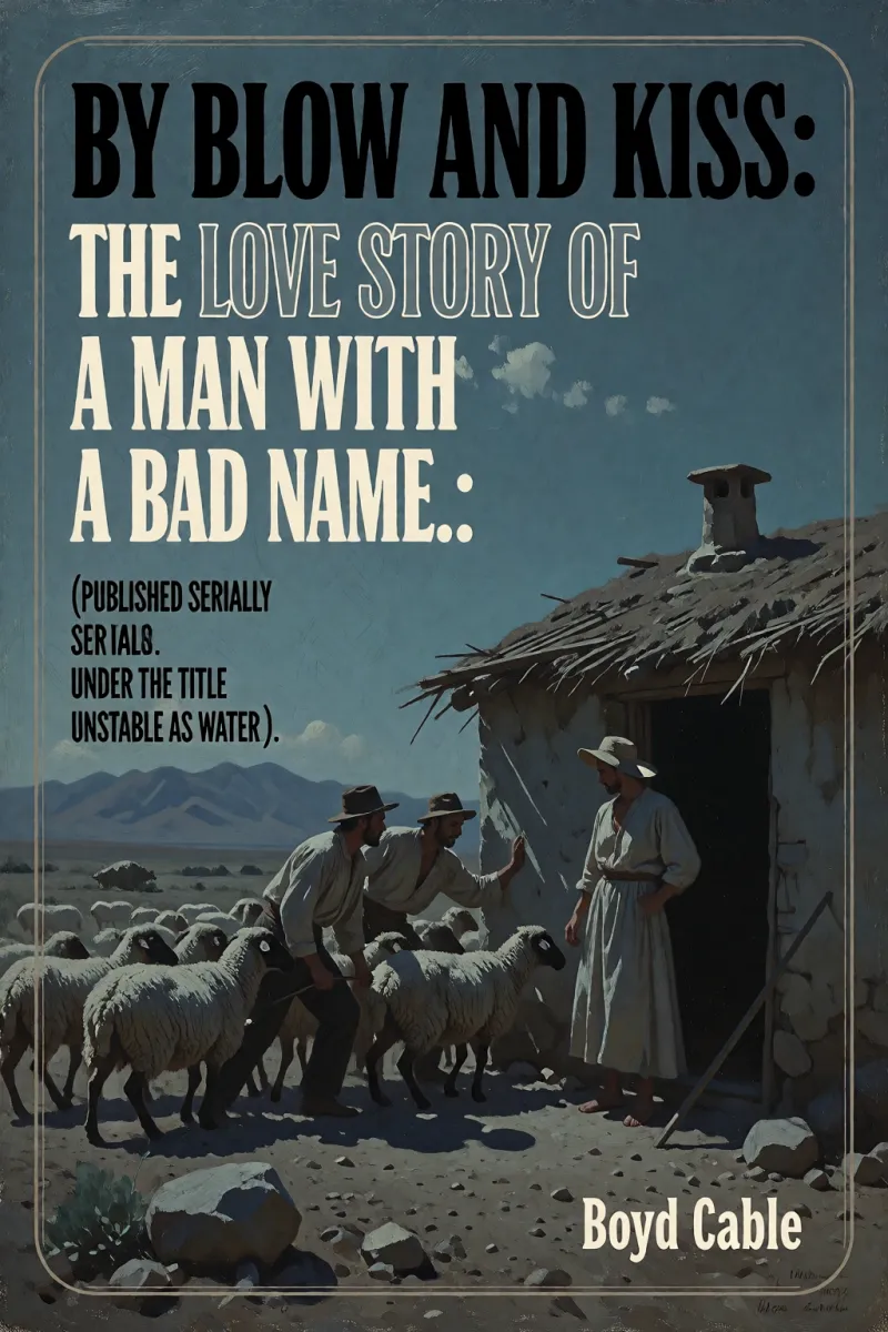Cover of By Blow and Kiss: The Love Story of a Man with a Bad Name.: (Published serially under the title Unstable as Water). by Boyd Cable