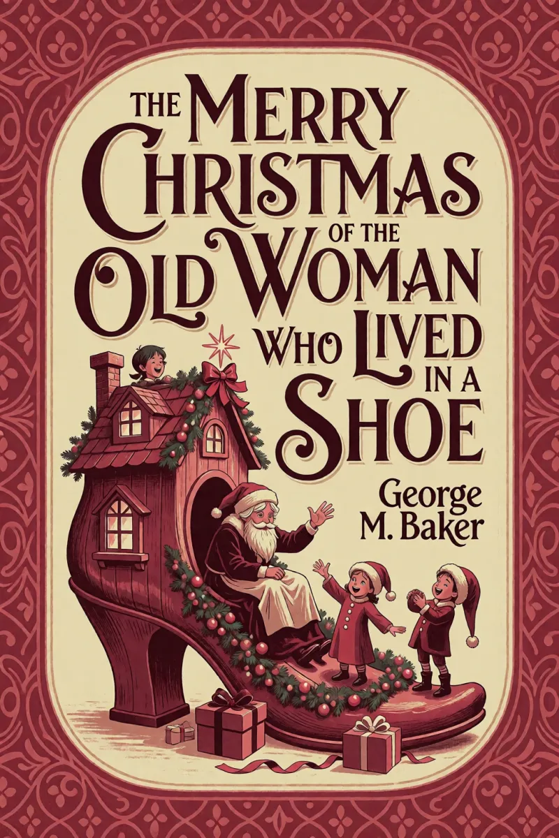 Cover of The Merry Christmas of the Old Woman who Lived in a Shoe by George M. Baker