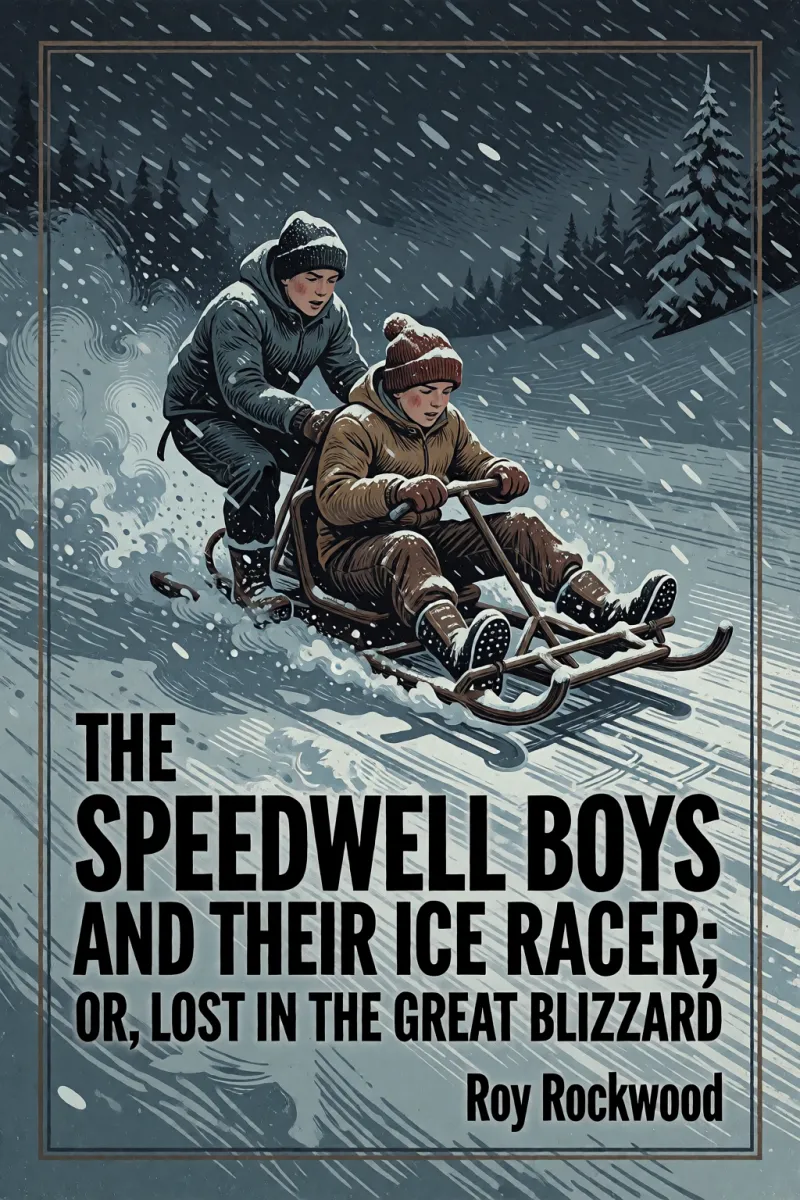 Cover of The Speedwell Boys and Their Ice Racer; Or, Lost in the Great Blizzard by Roy Rockwood