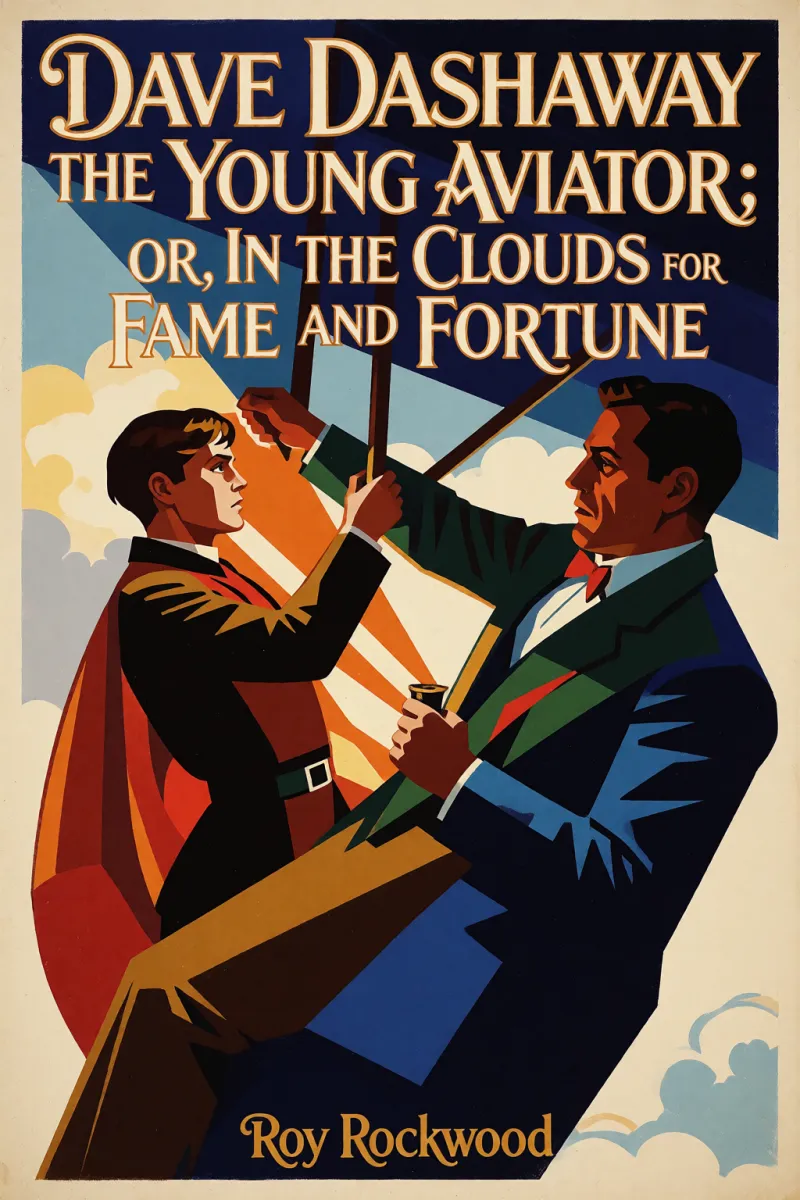Cover of Dave Dashaway the Young Aviator; Or, In the Clouds for Fame and Fortune by Roy Rockwood