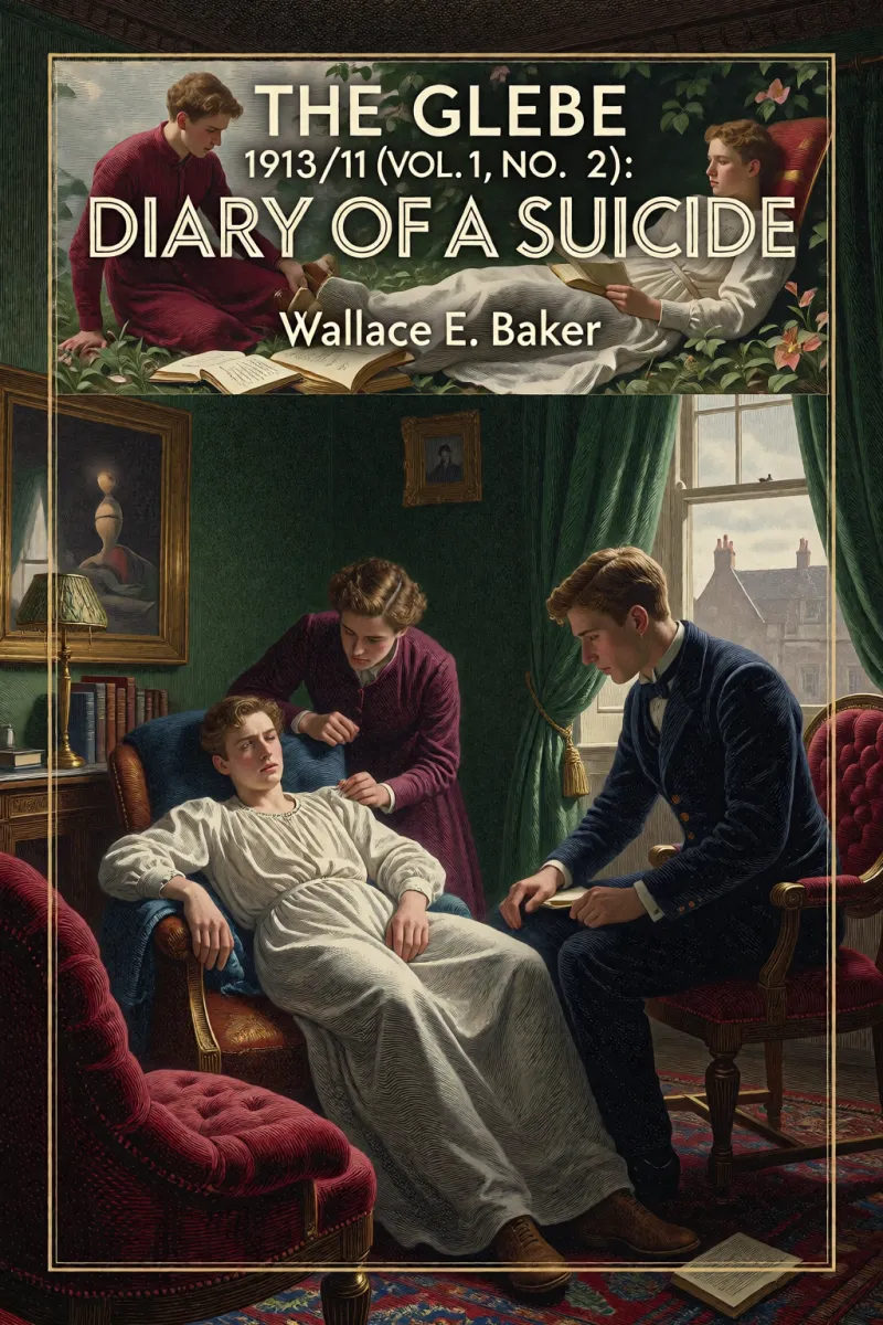 Cover of The Glebe 1913/11 (Vol. 1, No. 2): Diary of a Suicide by Wallace E. Baker