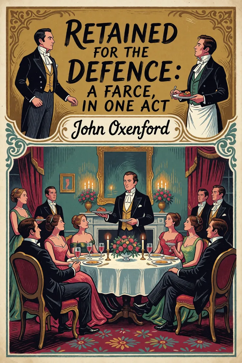 Cover of Retained for the Defence: A Farce, in One Act by John Oxenford