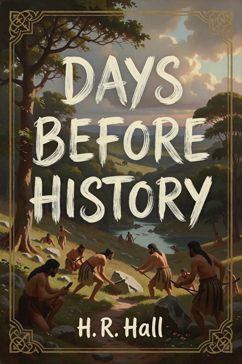 Cover of Days Before history by H. R. Hall