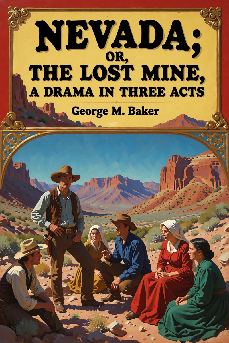 Cover of Nevada; or, The Lost Mine, A Drama in Three Acts by George M. Baker