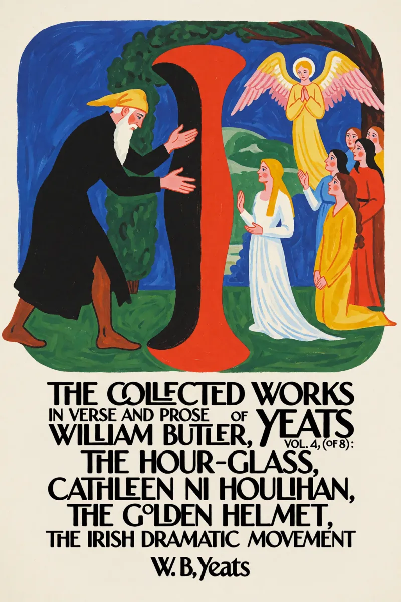 Cover of The Collected Works in Verse and Prose of William Butler Yeats, Vol. 4 (of 8): The Hour-glass. Cathleen ni Houlihan. The Golden Helmet. The Irish Dramatic Movement by W. B. Yeats