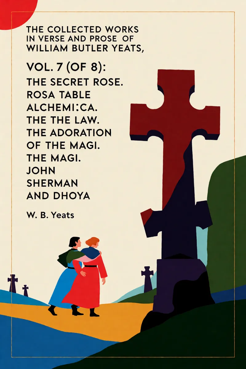 Cover of The Collected Works in Verse and Prose of William Butler Yeats, Vol. 7 (of 8): The Secret Rose. Rosa Alchemica. The Tables of the Law. The Adoration of the Magi. John Sherman and Dhoya by W. B. Yeats