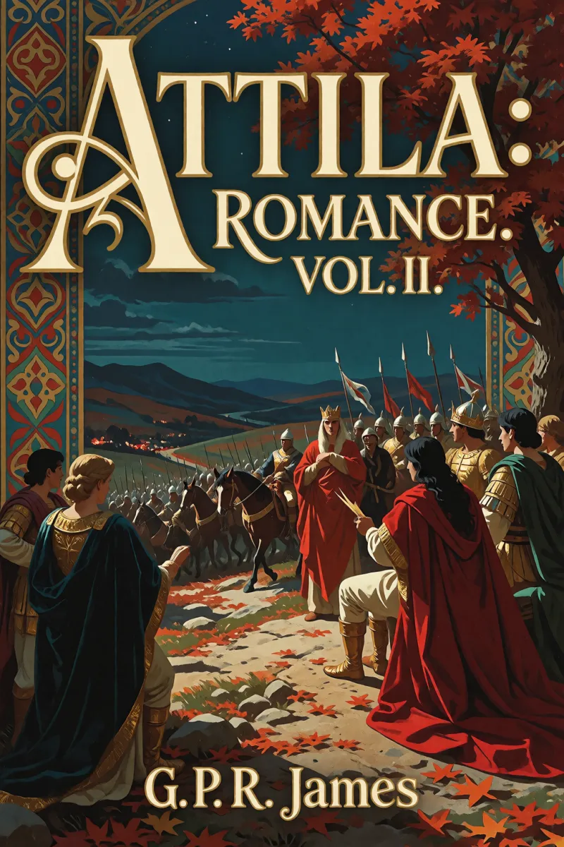 Cover of Attila: A Romance. Vol. II. by G. P. R. James