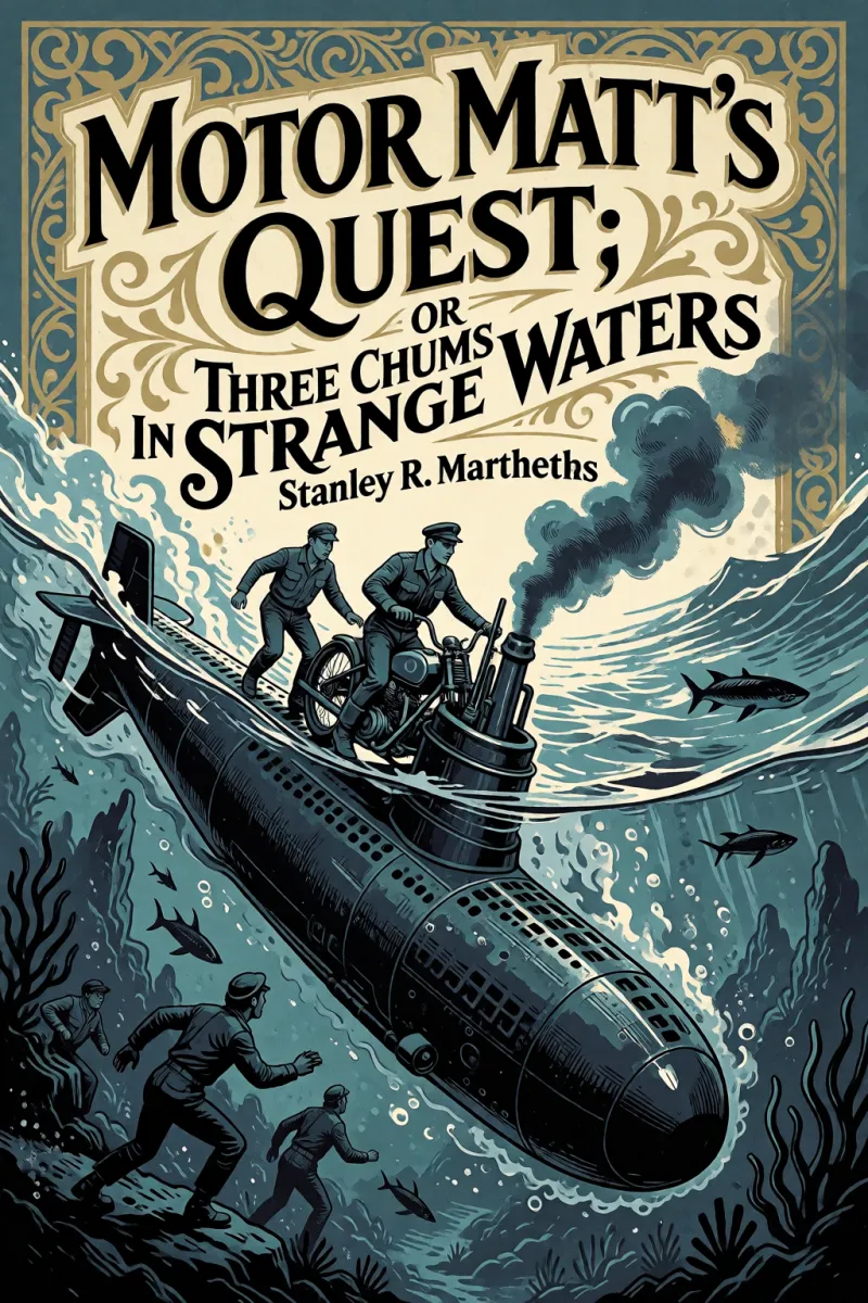 Cover of Motor Matt's Quest; or Three Chums in Strange Waters by Stanley R. Matthews