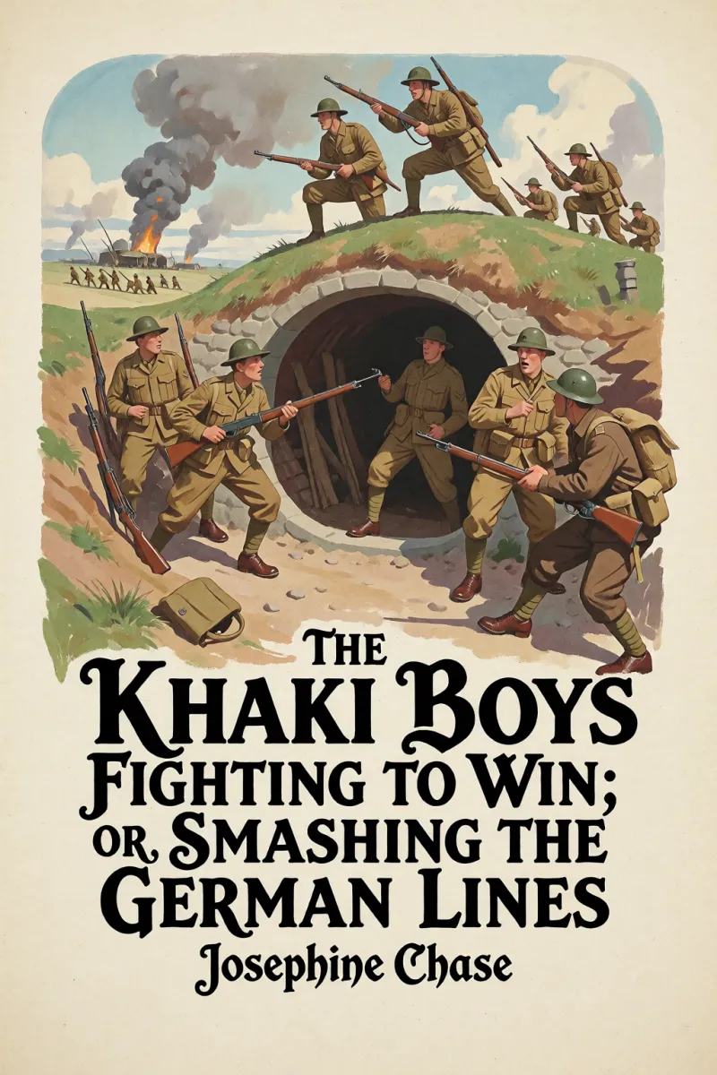 Cover of The Khaki Boys Fighting to Win; or, Smashing the German Lines by Josephine Chase