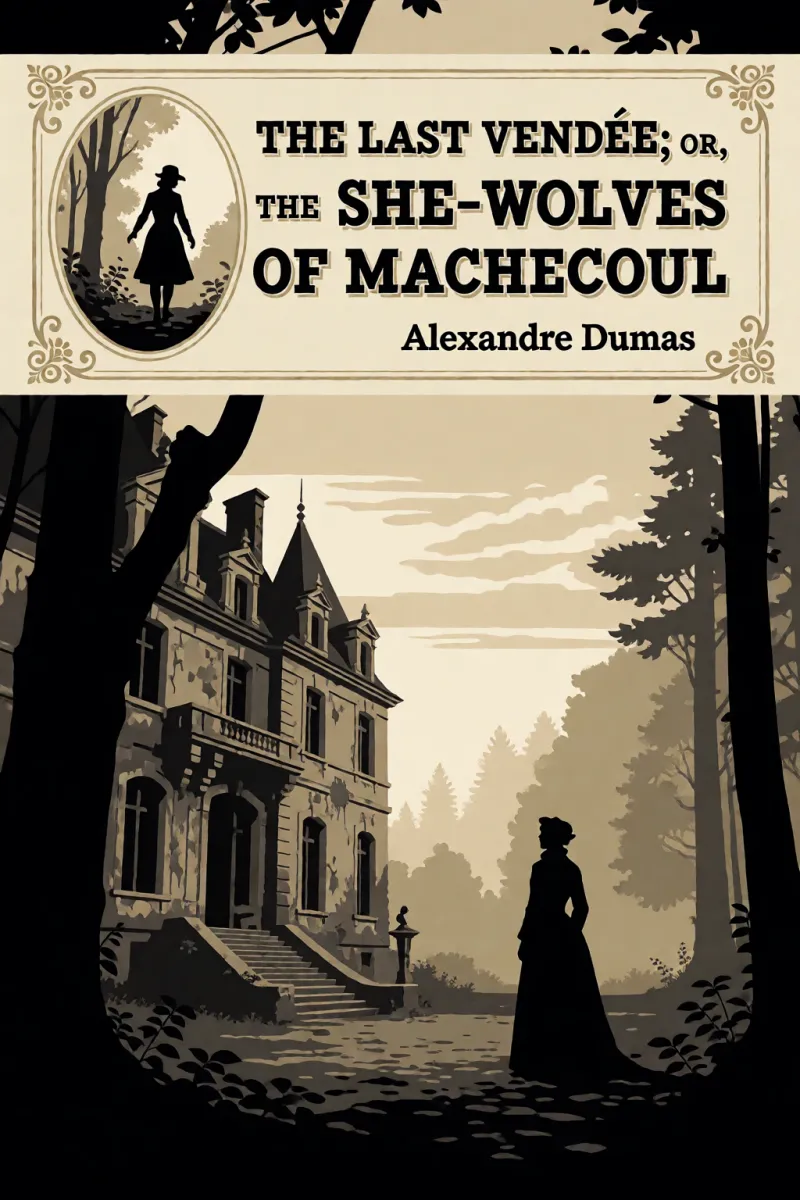 Cover of The Last Vendée; or, the She-Wolves of Machecoul by Alexandre Dumas