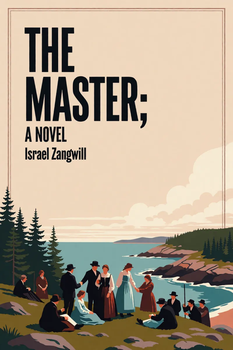 Cover of The Master; a Novel by Israel Zangwill