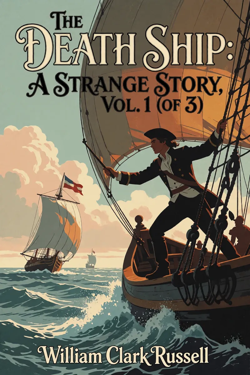 Cover of The Death Ship: A Strange Story, Vol. 1 (of 3) by William Clark Russell