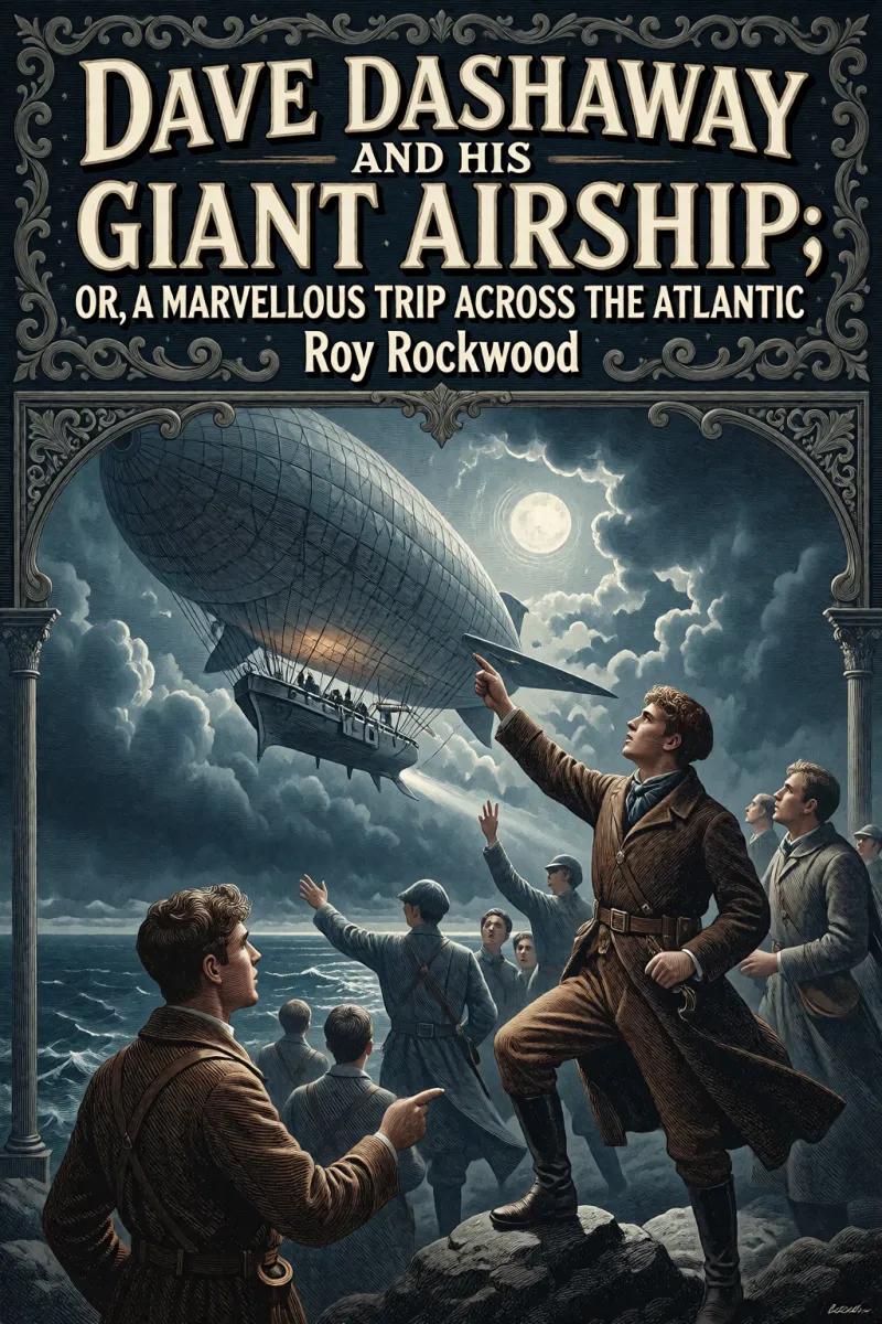 Cover of Dave Dashaway and His Giant Airship; or, A Marvellous Trip Across the Atlantic by Roy Rockwood