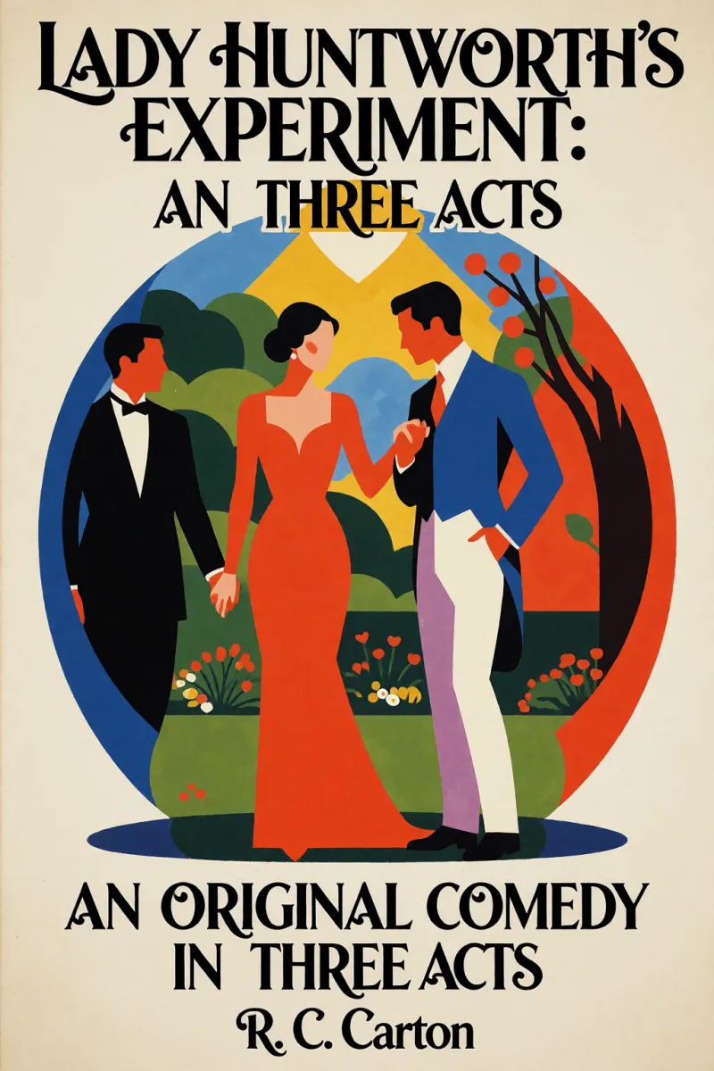 Cover of Lady Huntworth's Experiment: An original comedy in three acts by R. C. Carton