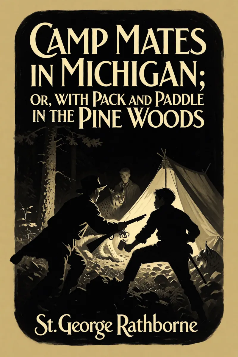 Cover of Camp Mates in Michigan; or, with Pack and Paddle in the Pine Woods by St. George Rathborne