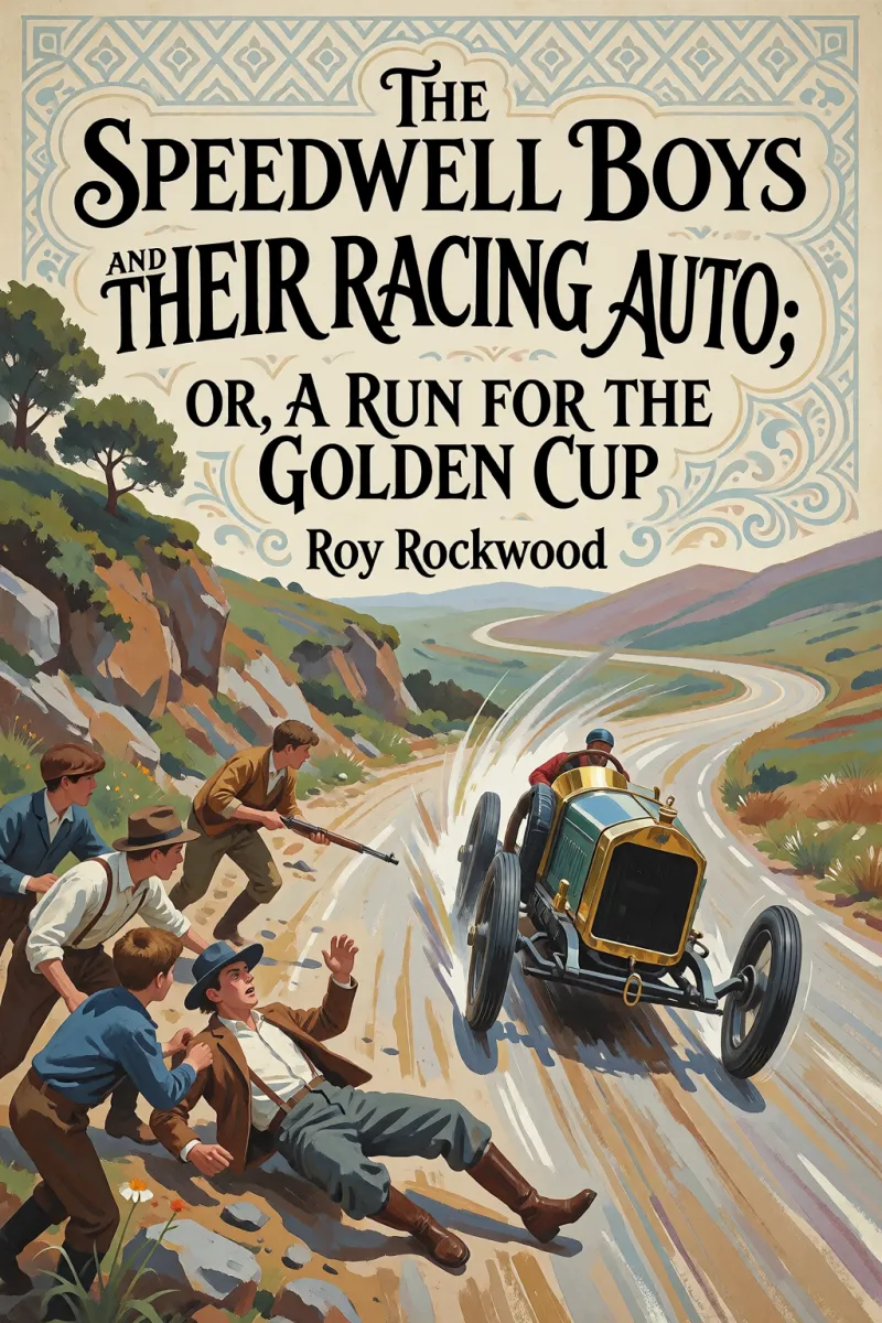 Cover of The Speedwell Boys and Their Racing Auto; Or, A Run for the Golden Cup by Roy Rockwood