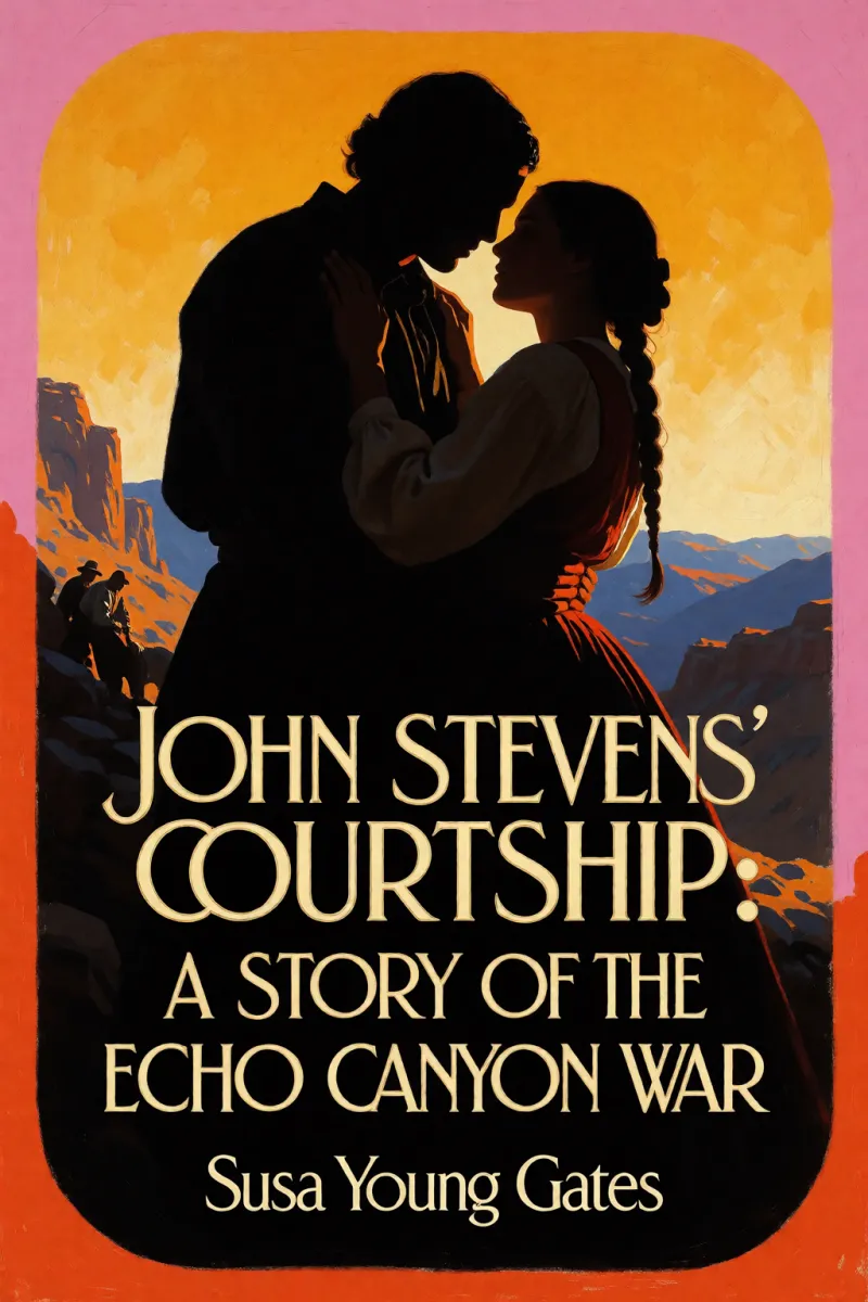 Cover of John Stevens' Courtship: A Story of the Echo Canyon War by Susa Young Gates