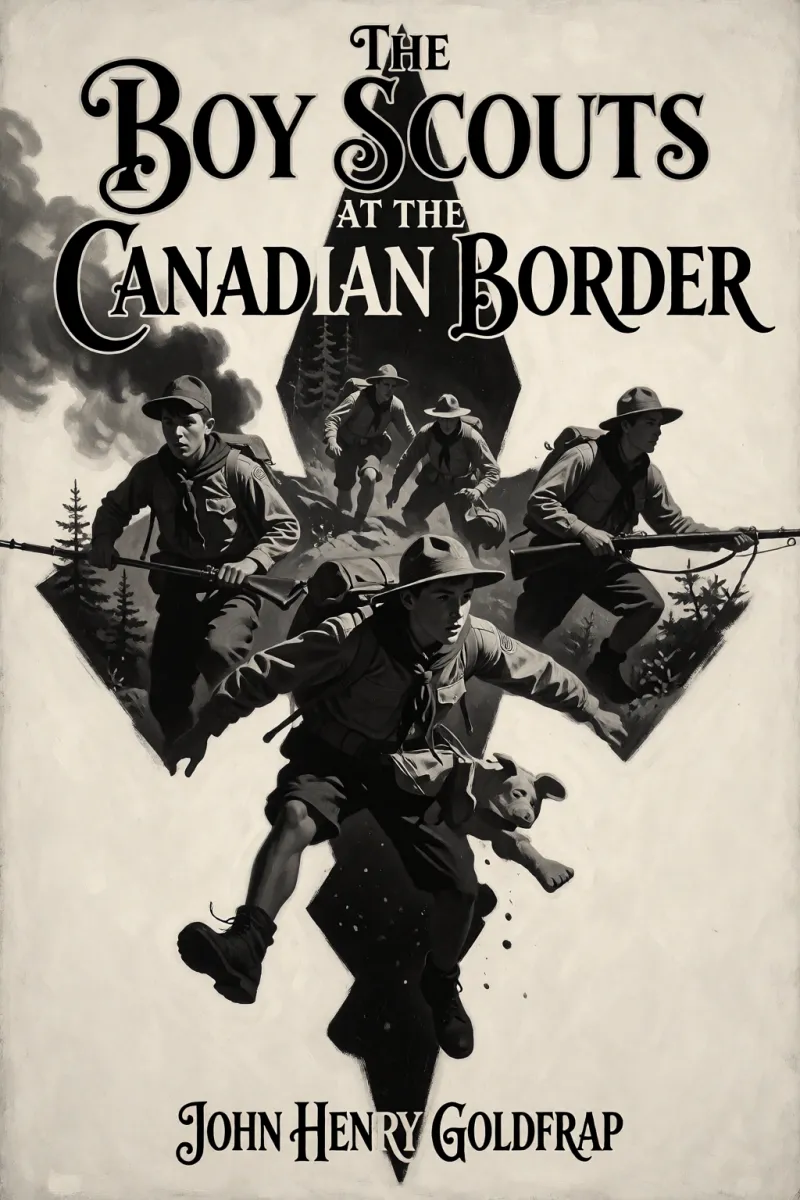 Cover of The Boy Scouts at the Canadian Border by John Henry Goldfrap