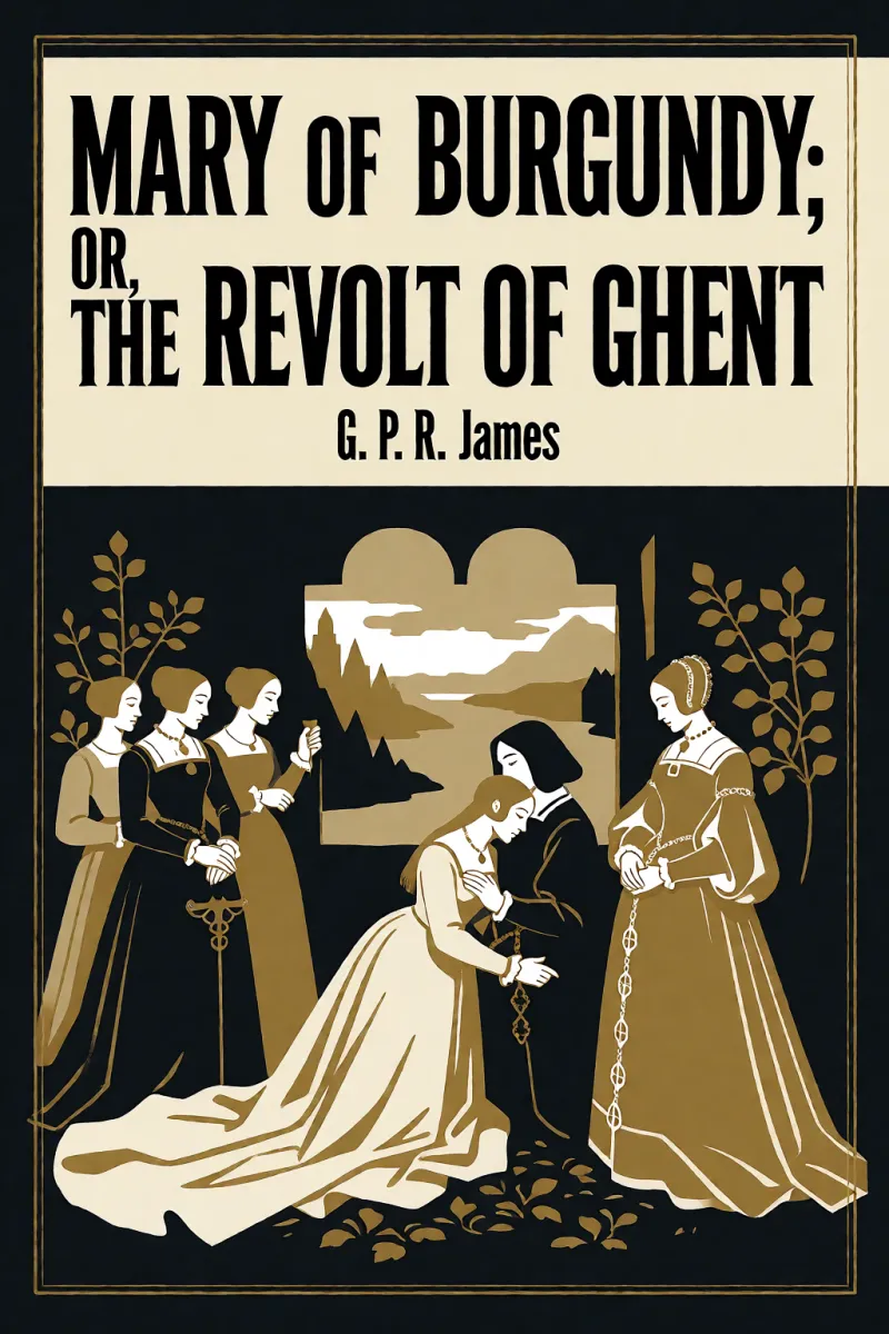 Cover of Mary of Burgundy; or, The Revolt of Ghent by G. P. R. James