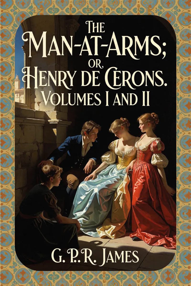 Cover of The Man-at-Arms; or, Henry De Cerons. Volumes I and II by G. P. R. James