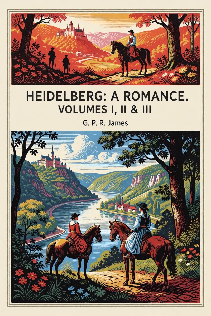 Cover of Heidelberg: A Romance. Volumes I, II & III by G. P. R. James