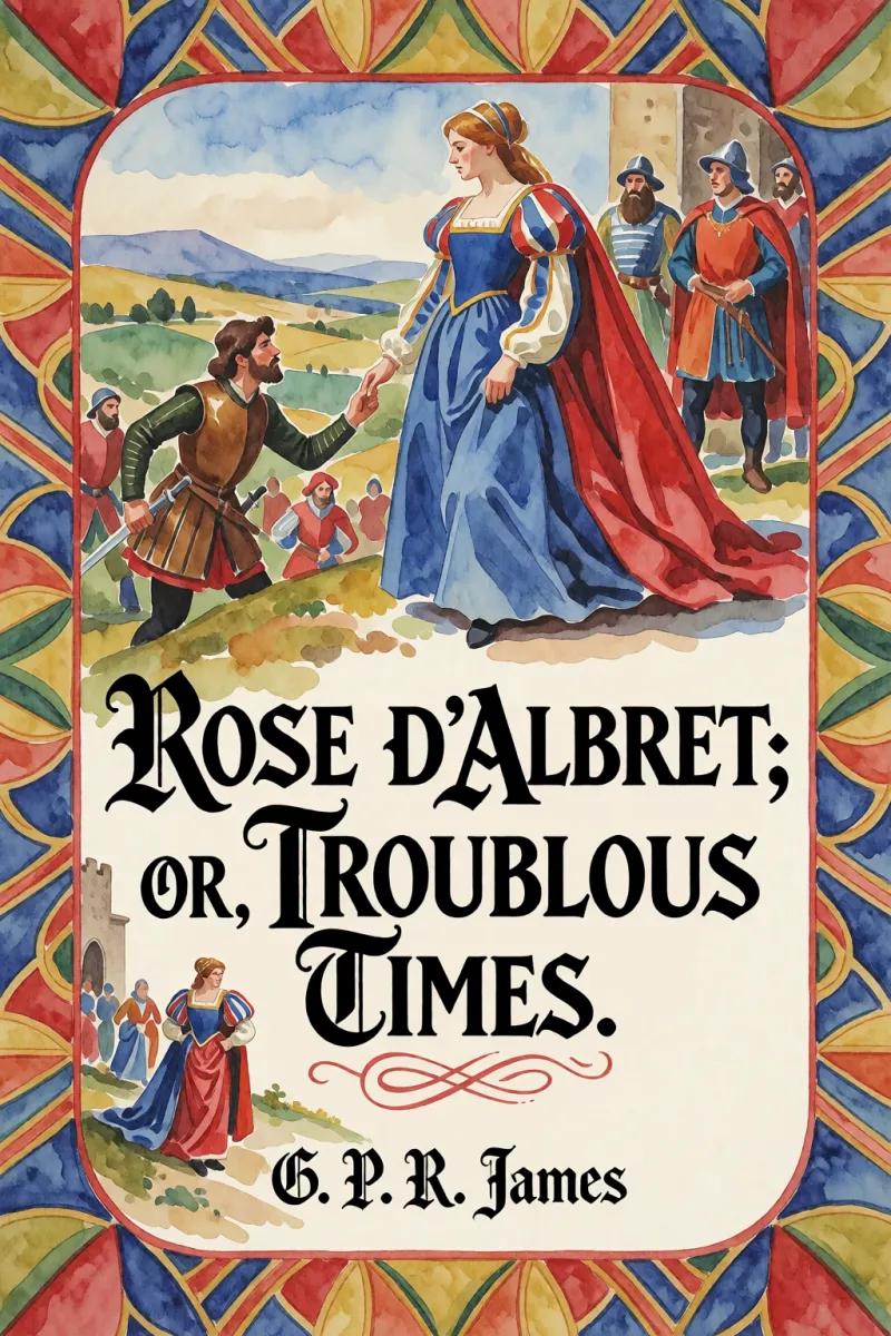 Cover of Rose D'Albret; or, Troublous Times. by G. P. R. James