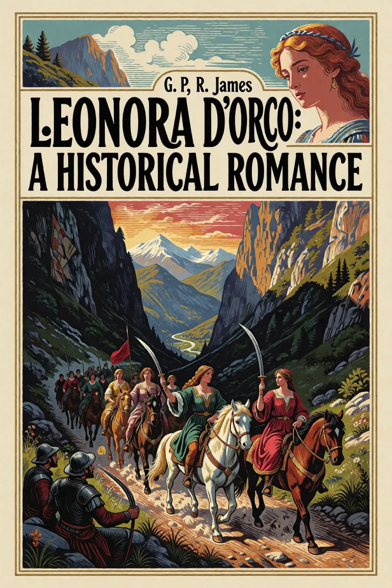 Cover of Leonora D'Orco: A Historical Romance by G. P. R. James