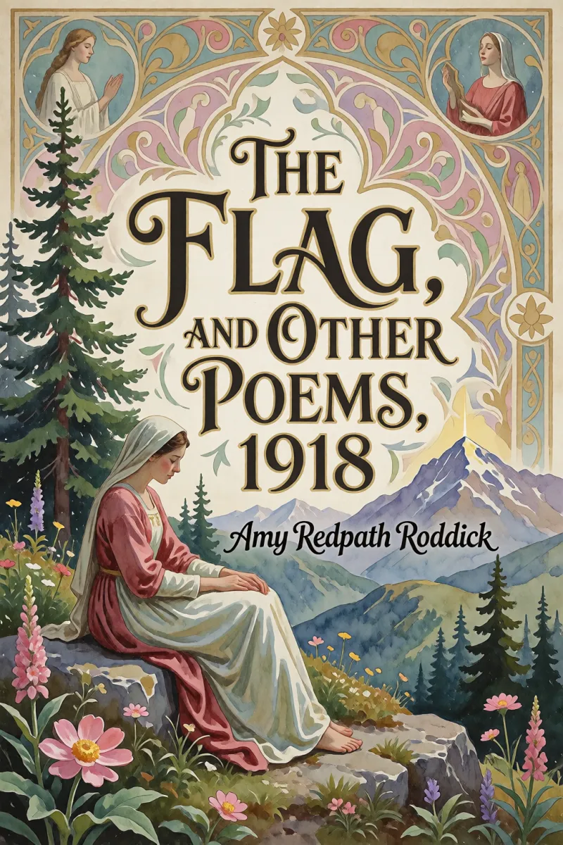 Cover of The Flag, and Other Poems, 1918 by Amy Redpath Roddick