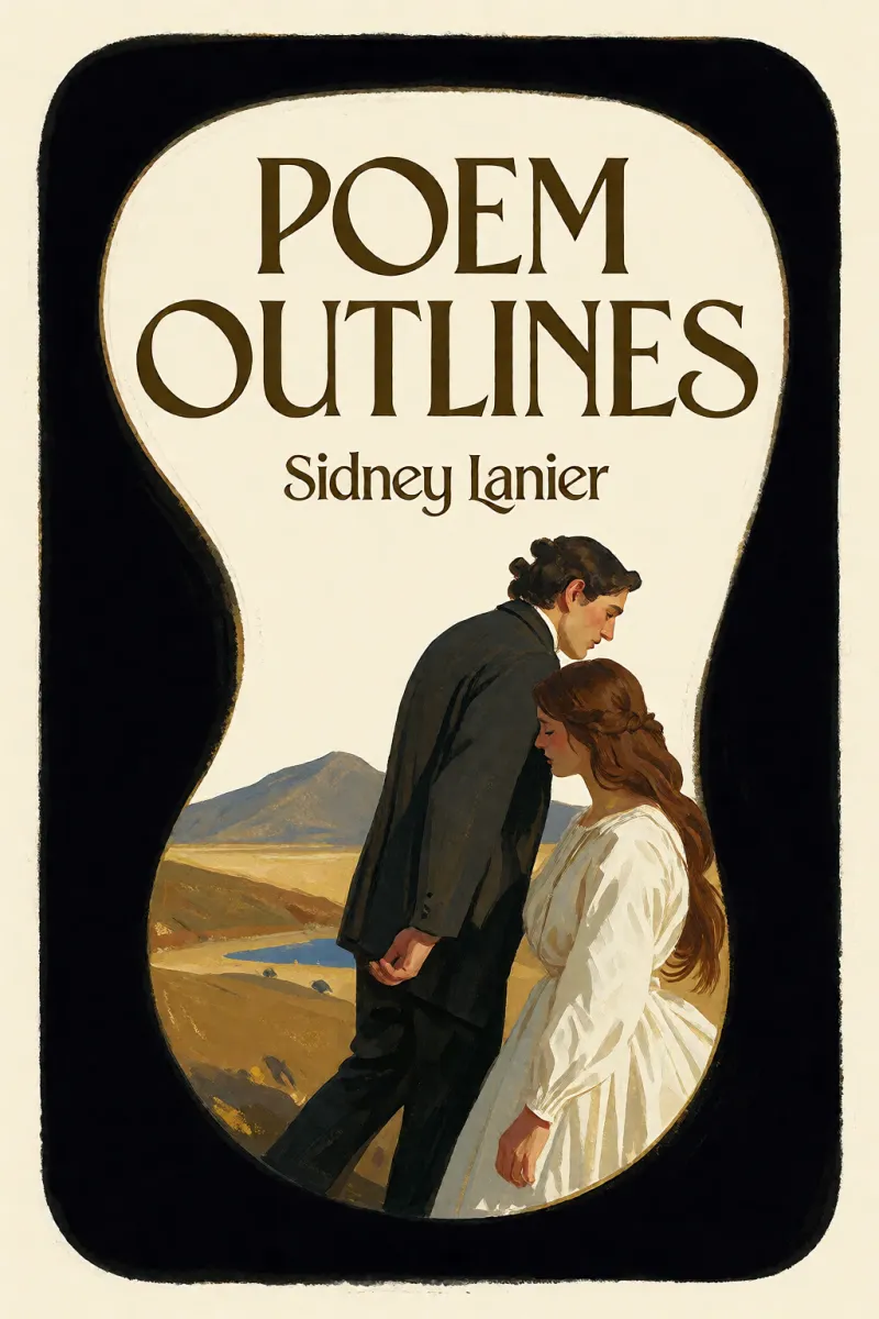 Cover of Poem Outlines by Sidney Lanier