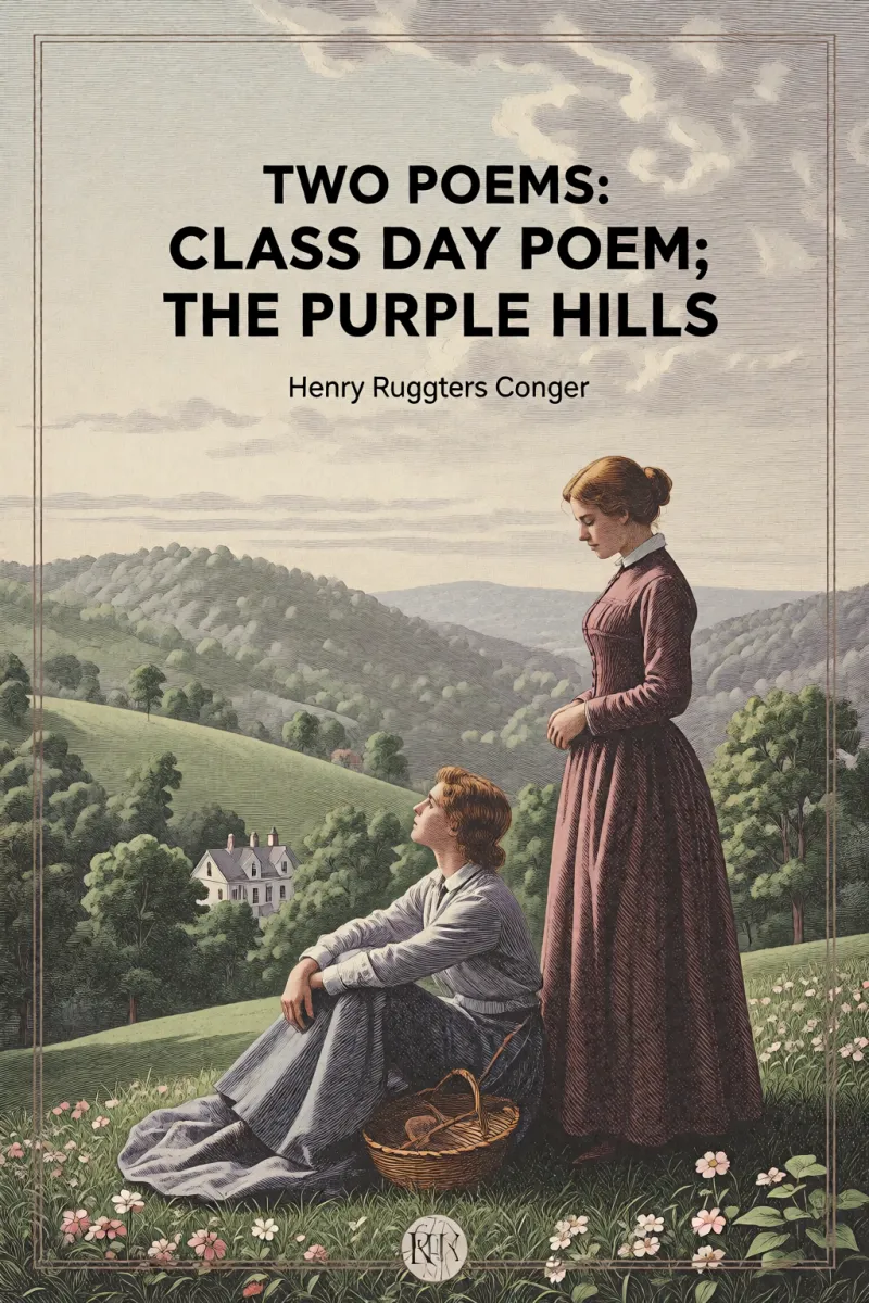 Cover of Two Poems: Class Day Poem; The Purple Hills by Henry Rutgers Conger