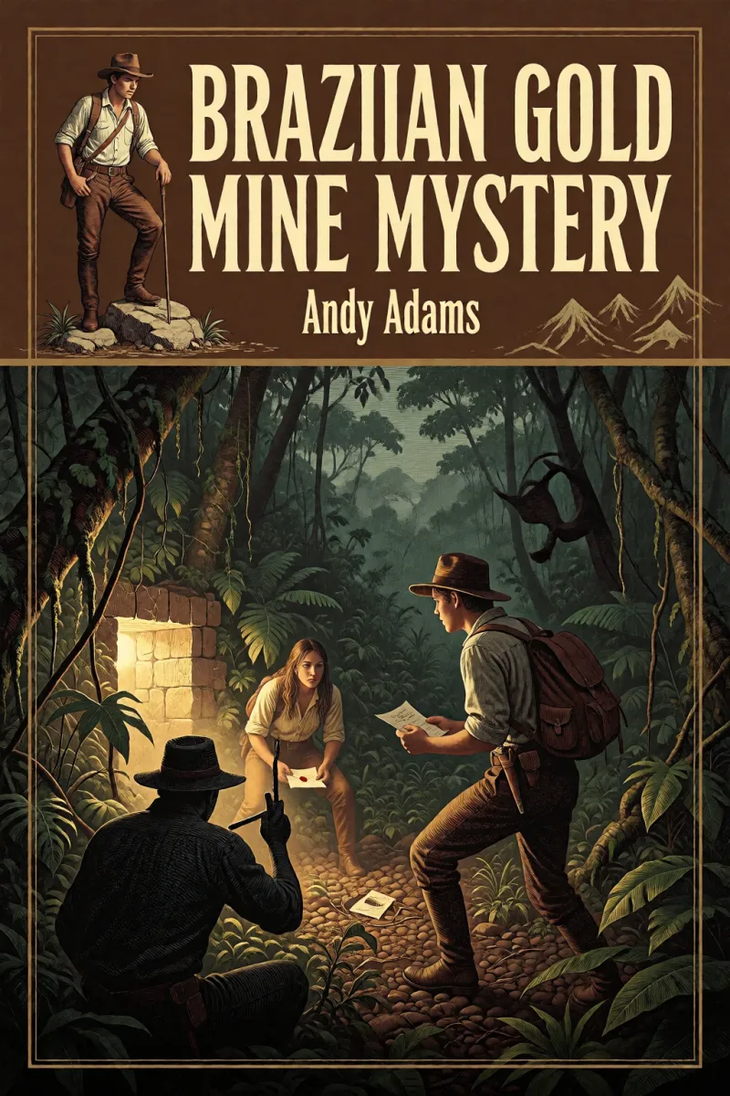 Cover of Brazilian Gold Mine Mystery by Andy Adams