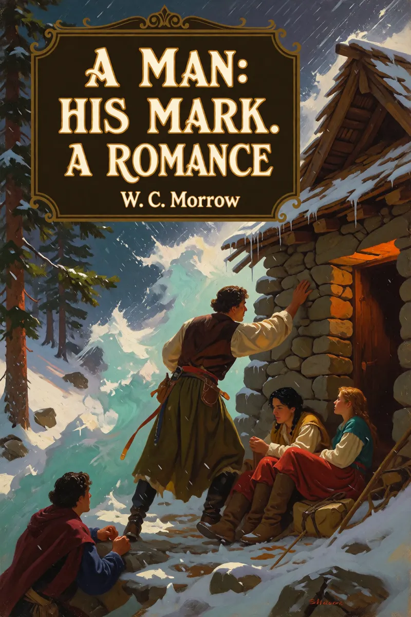 Cover of A Man: His Mark. A Romance by W. C. Morrow