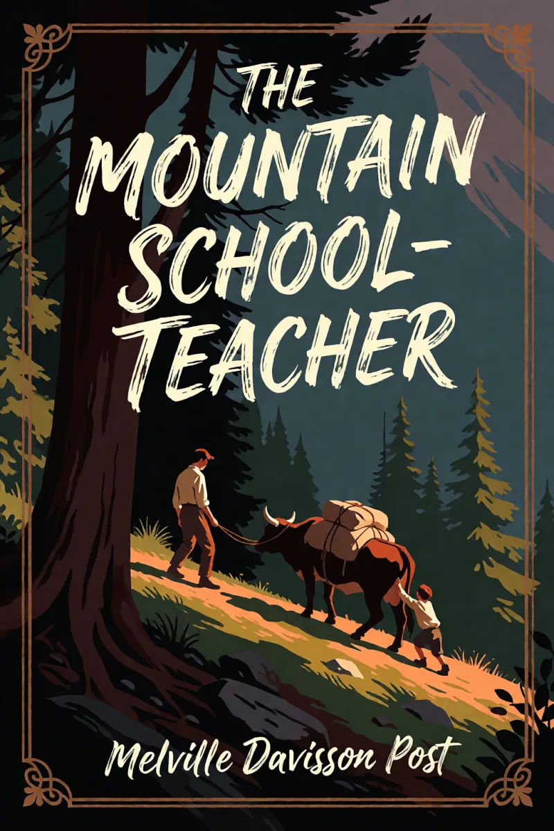 Cover of The Mountain School-Teacher by Melville Davisson Post