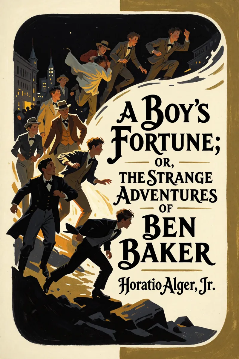 Cover of A Boy's Fortune; Or, The Strange Adventures of Ben Baker by Horatio Alger, Jr.