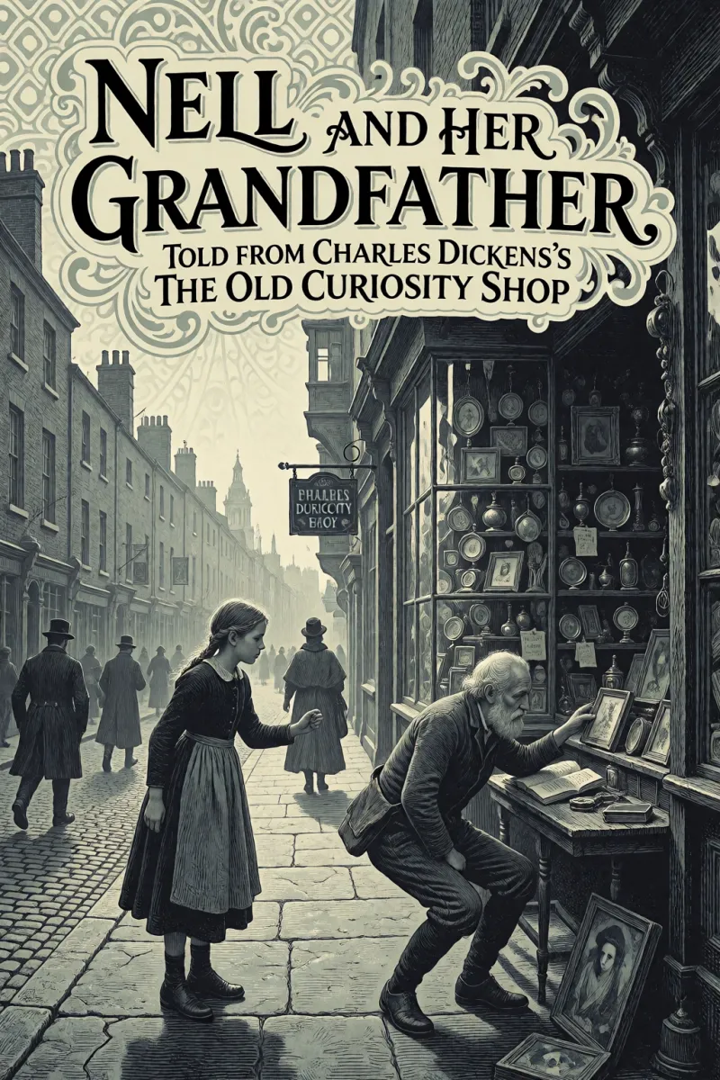 Cover of Nell and Her Grandfather, Told from Charles Dickens's "The Old Curiosity Shop" by Anonymous