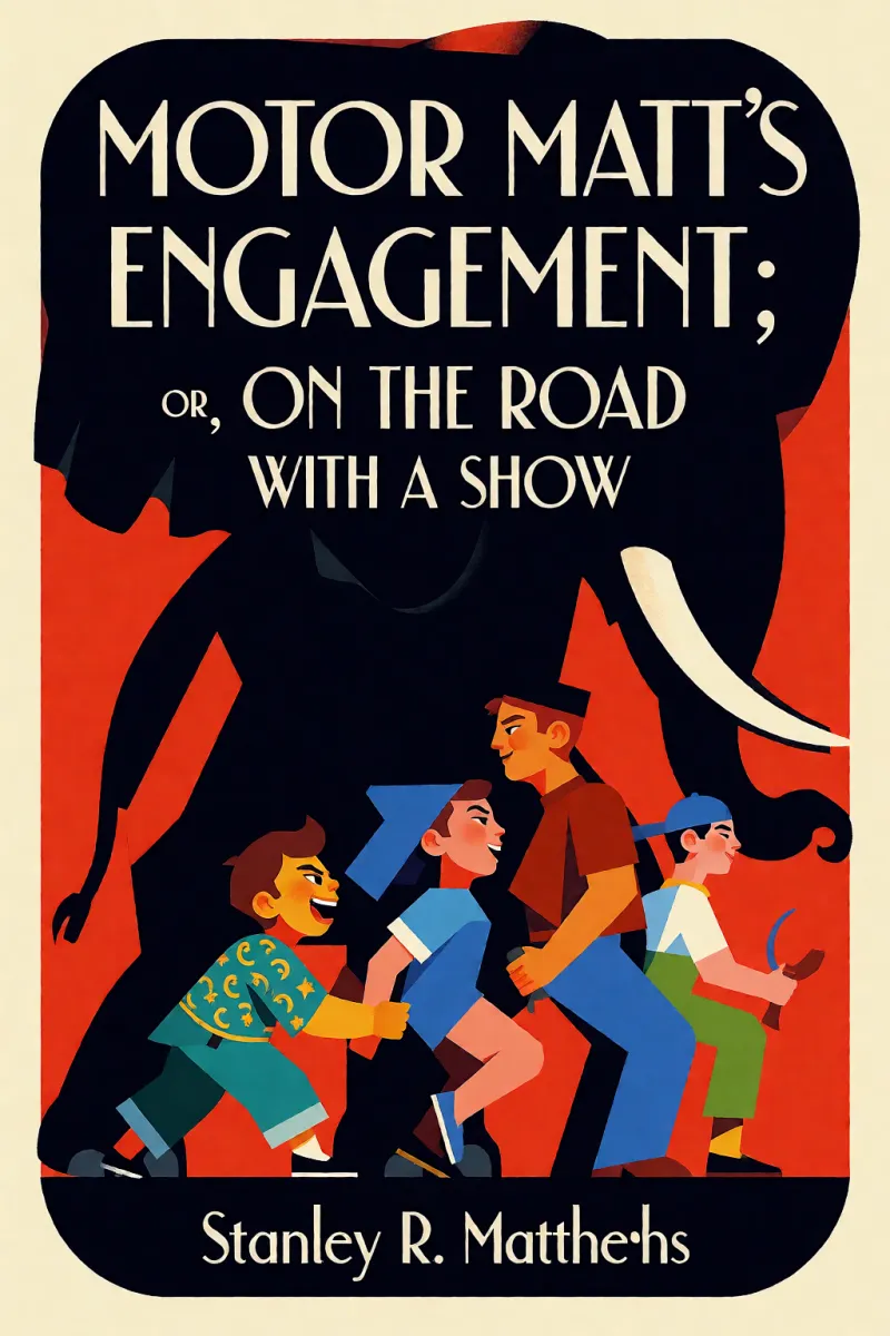 Cover of Motor Matt's Engagement; or, On the Road with a Show by Stanley R. Matthews
