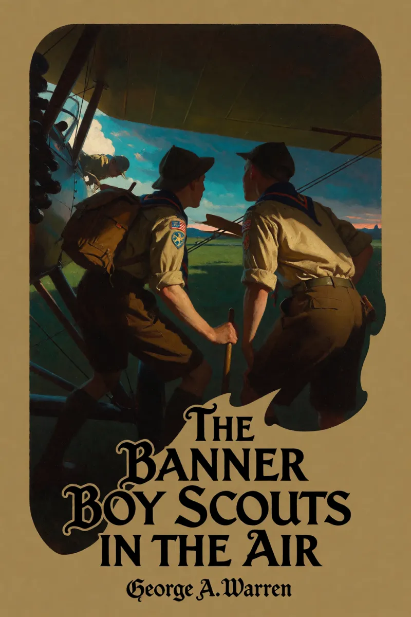 Cover of The Banner Boy Scouts in the Air by George A. Warren
